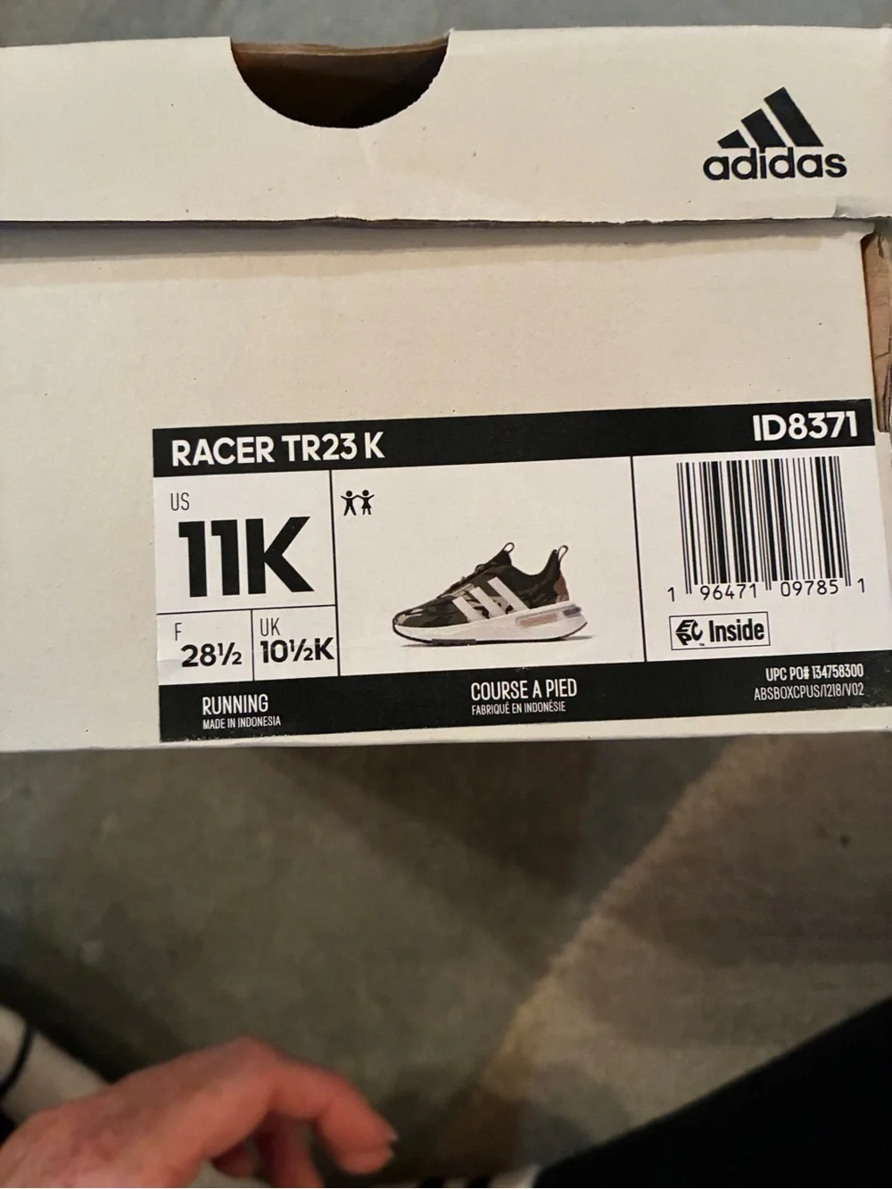 Toddler Boy Adidas Racer Camo Sneakers